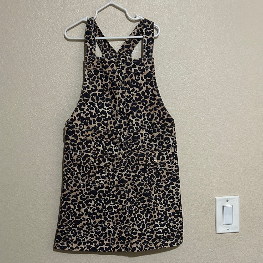 Rachel Zoe Animal Print overall skirt